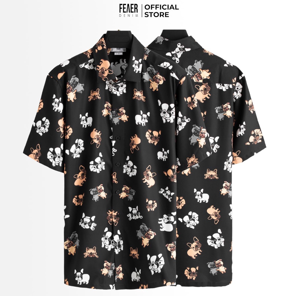 Áo sơ mi FEAER DENIM chất thoáng khi nhẹ nhàng thoải mái vải lụa BULL DOGS