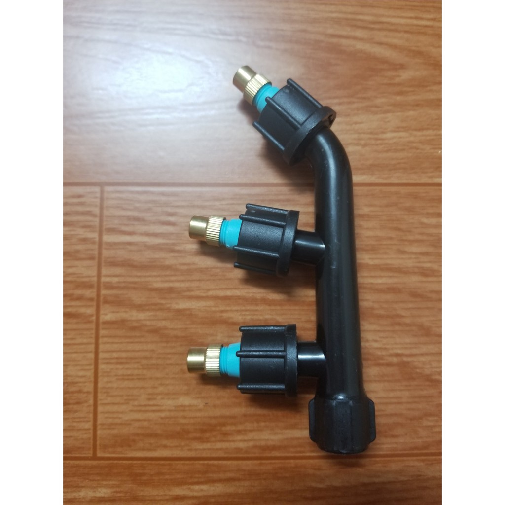 Cần phun thuốc, tưới lan kèm béc phun 3 đầu phun