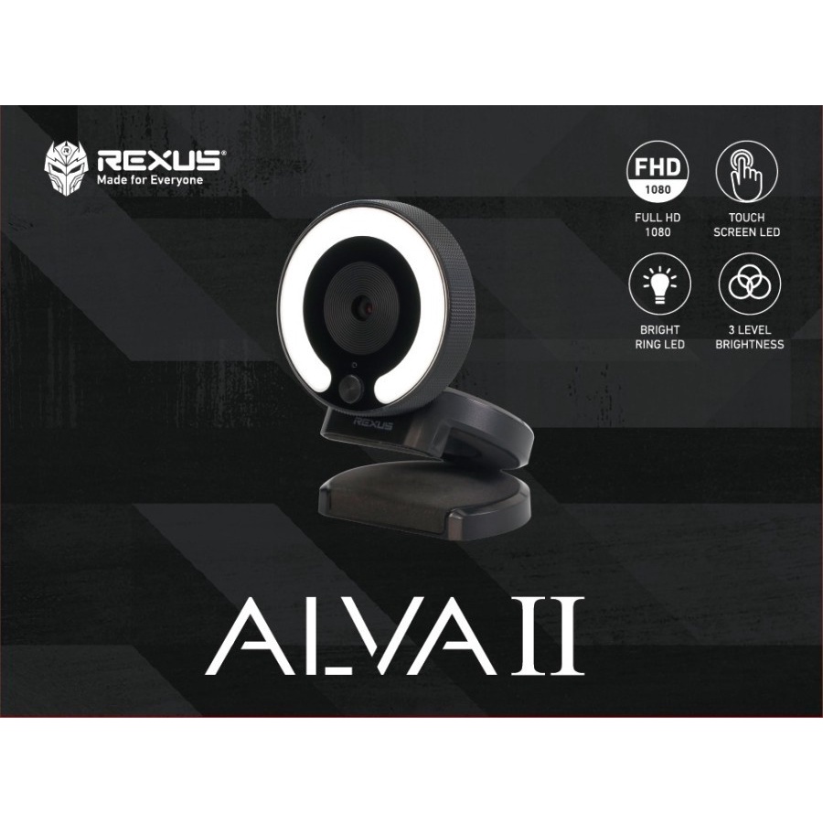 Webcam Rexus Alva II SW-RX03 Full HD 1080p dùng để chơi game