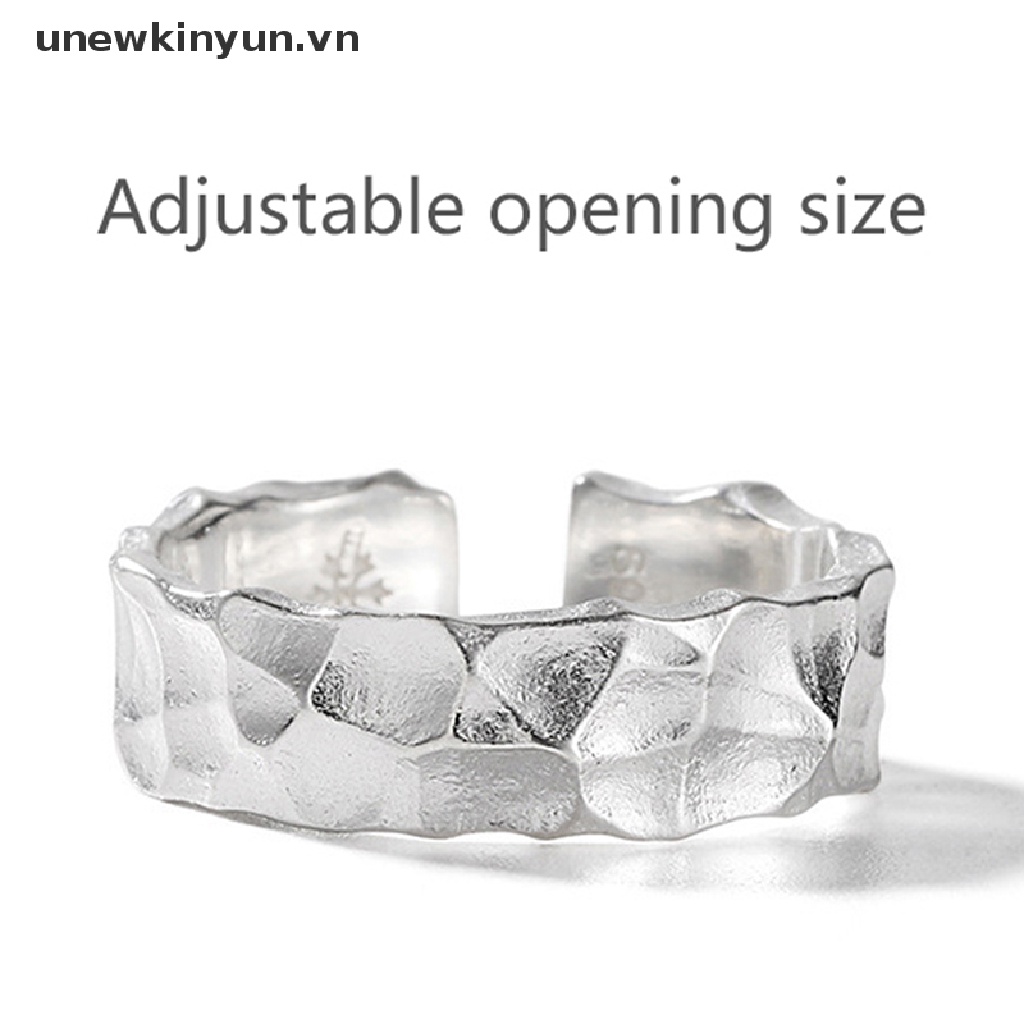 Nhẫn Bạc Thái Không Gây Dị Ứng Có Thể Điều Chỉnh Phong Cách Retro Cho Nam