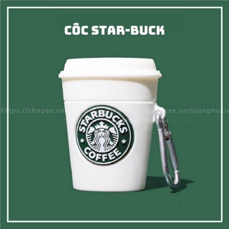 VỎ BỌC BẢO VỆ KEM STAR-BUC 4 MẪU - Case Tai Nghe Không Dây AP 1/ 2/ Pro - TuanPhuKien75