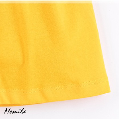 Đầm bé gái LITTLE MAVEN cotton smock vàng 2-6 tuổi