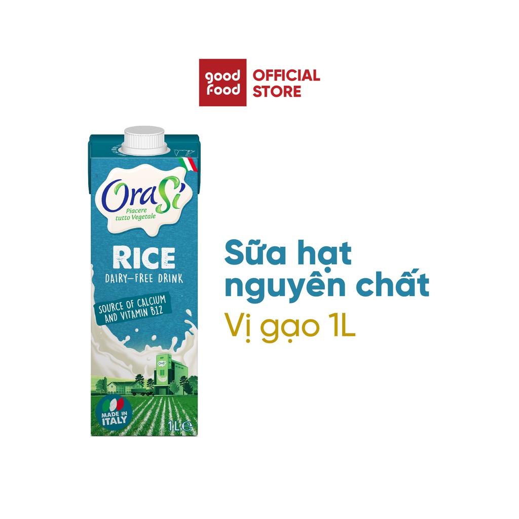 [Mã BMBAU50 giảm 7% đơn 99K] Thực phẩm bổ sung sữa gạo Rice Plain Orasi 1L giàu chất dinh dưỡng tốt cho sức khỏe