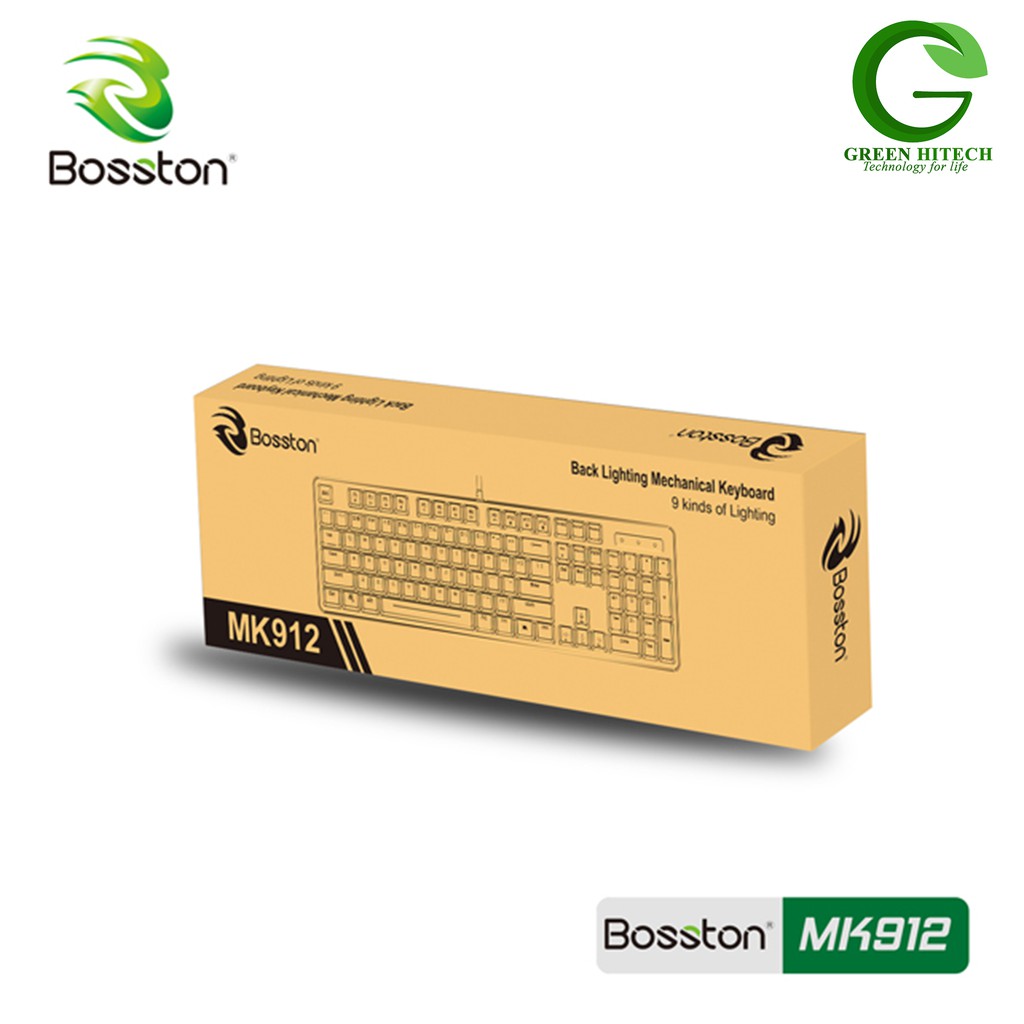 Phím Cơ Bosston MK912 Full LED