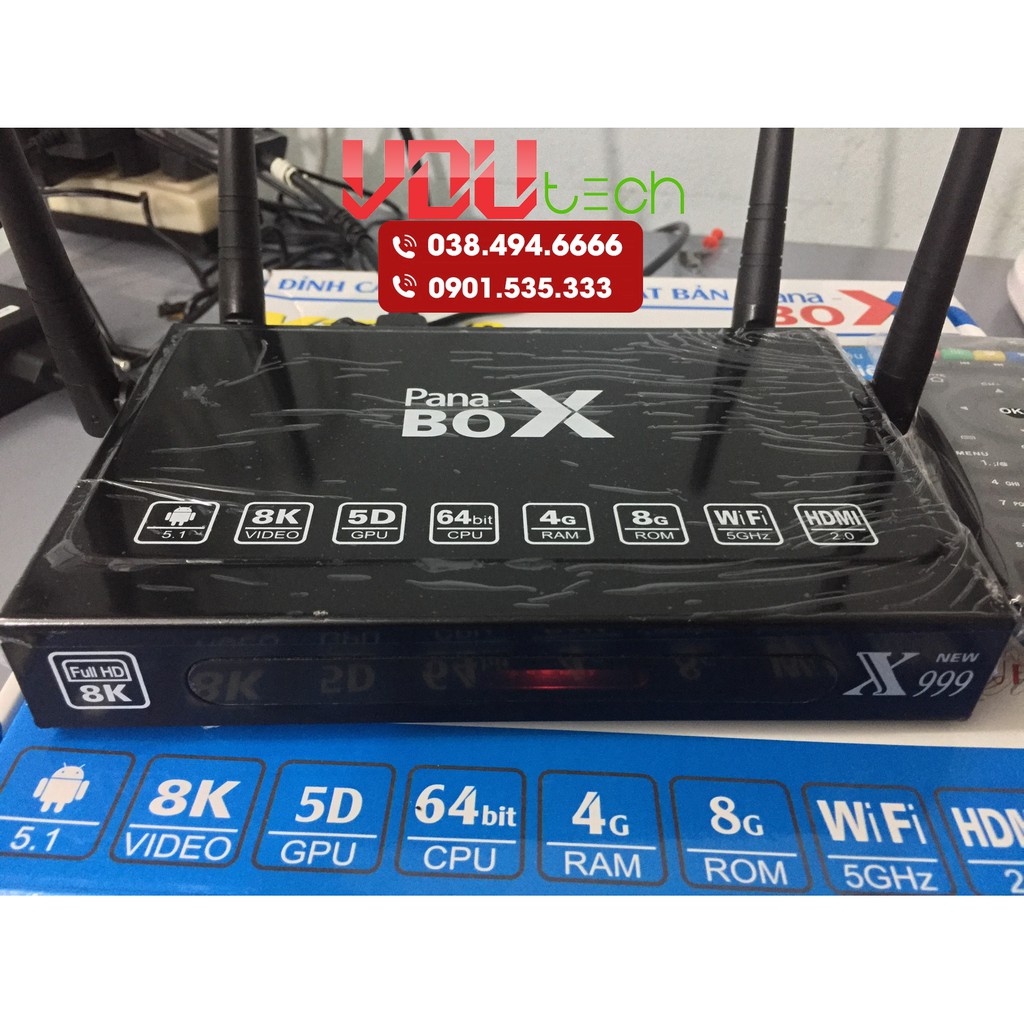 Tivi Box - Pana Box X999 - Giúp tivi thường thành tivi thông minh