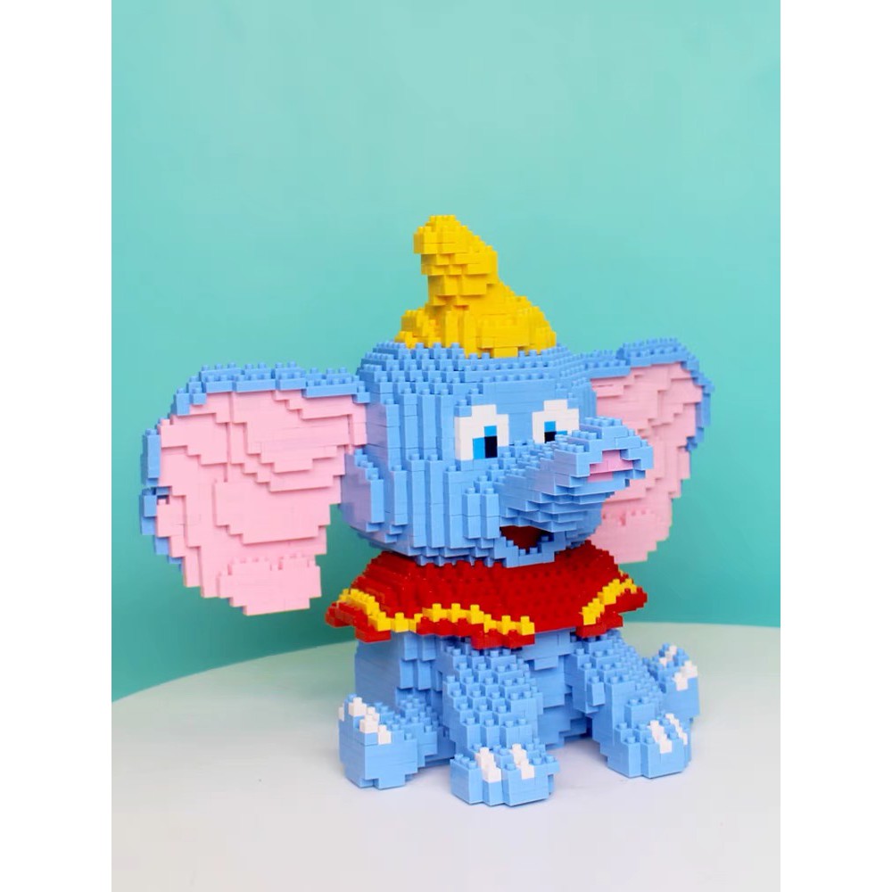 Xếp hình lego con voi Bộ lắp ráp chú voi con hàng  nanoblock nano block cho bé 1787 Mảnh Ghép HC MAGIC 1022