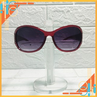 Kính mát nữ thời trang đính hạt cườm trên gọng kính giá rẻ - KW09