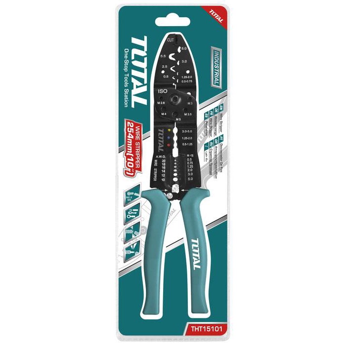 Kìm tuốt dây điện TOTAL THT15101 (dài 25cm)