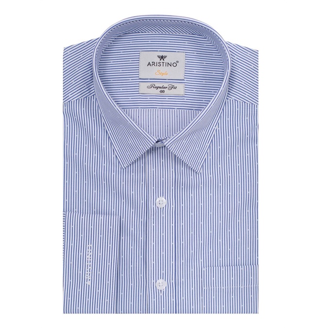 Áo sơ mi nam dài tay ARISTINO sang trọng lịch lãm sợi tre kháng khuẩn from slim ALS53108