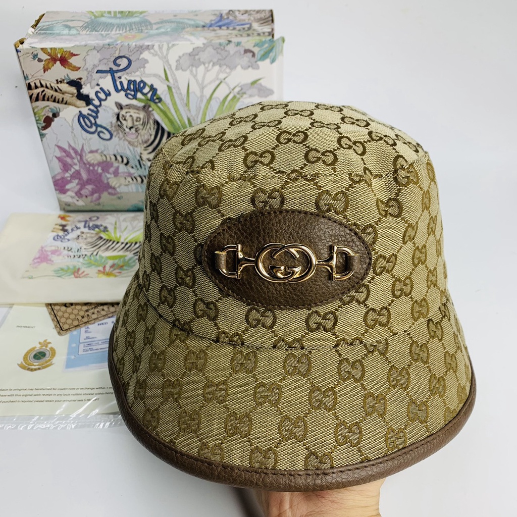 Nón vành tròn , Mũ buckey Gc khuy đồng full box hộp cực đẹp