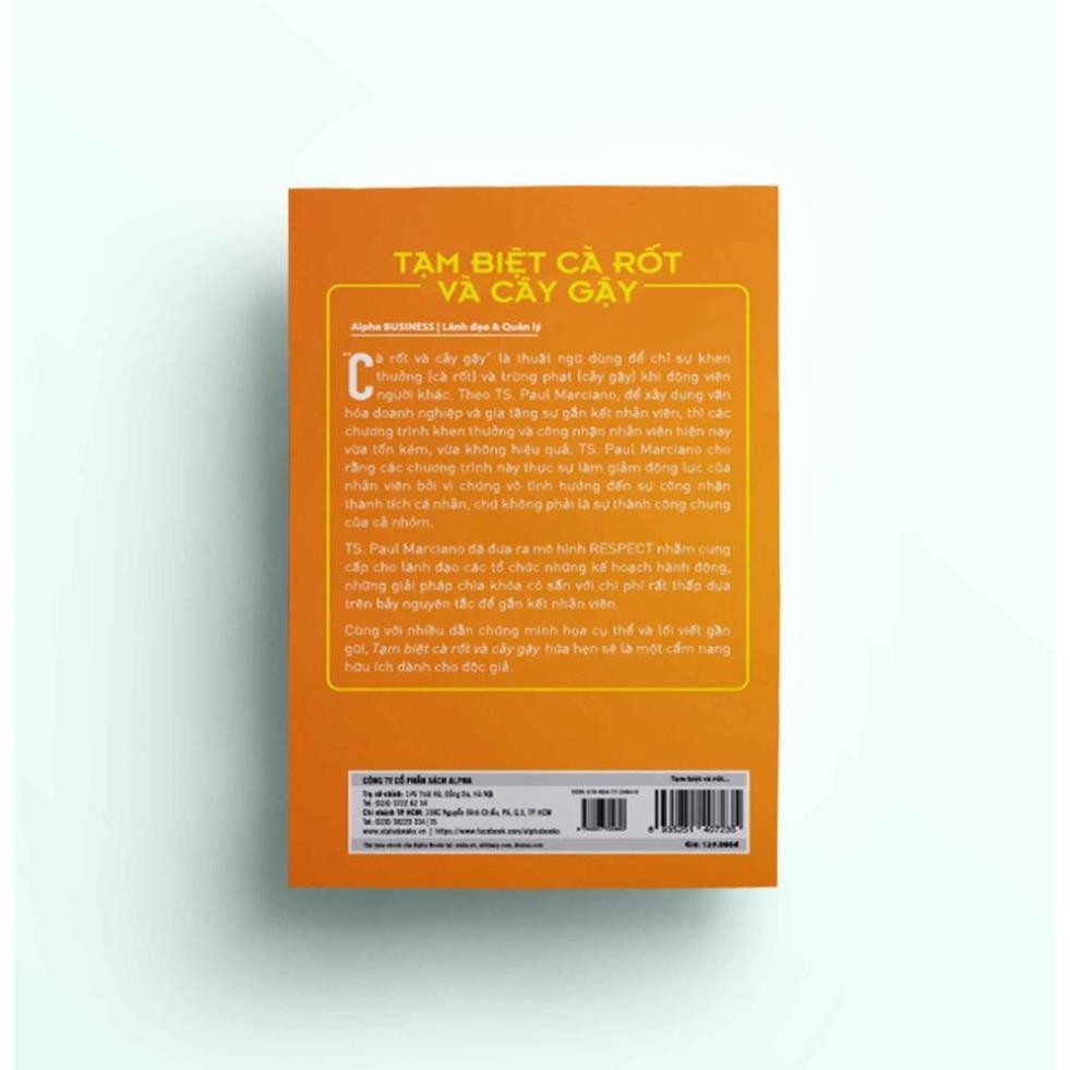 Sách - Tạm biệt cà rốt và cây gậy - TS. Paul L. Marciano