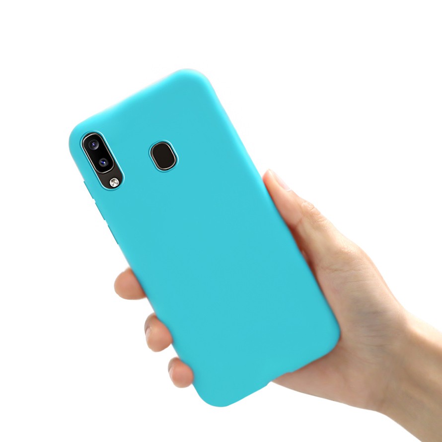 Ốp điện thoại bằng silicon mềm màu kẹo chống rơi cho Samsung M10 M20 A10S A20S A30S A40S A50S A80 M30 | BigBuy360 - bigbuy360.vn
