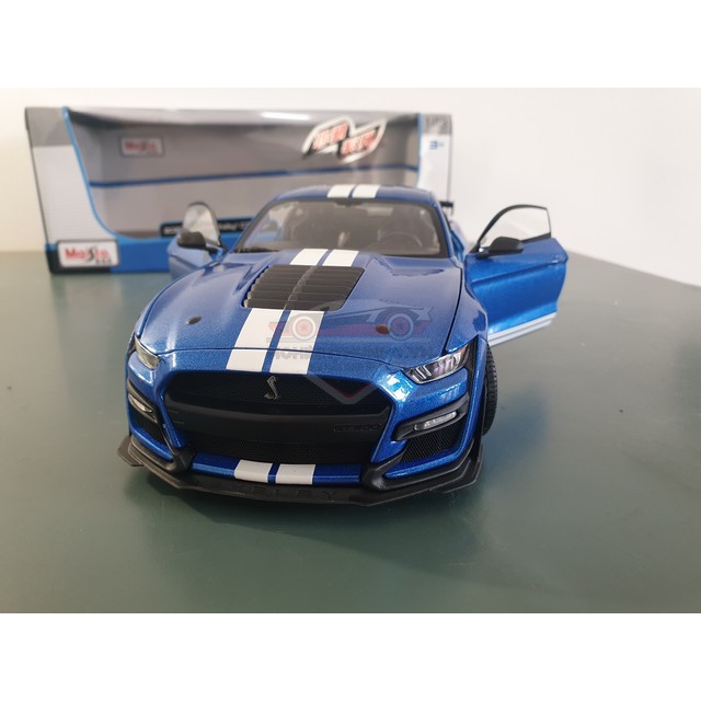 Xe mô hình Ford Mustang 2020, tỉ lệ 1:18, màu xanh