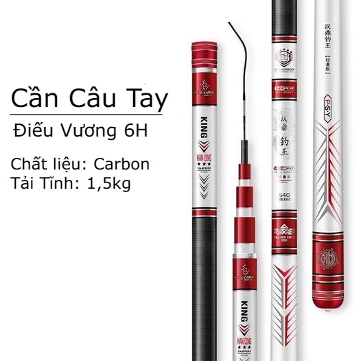 Cần Câu Tay Điếu Vương 6H Bạo Lực, Cần Câu Đài Cao Cấp
