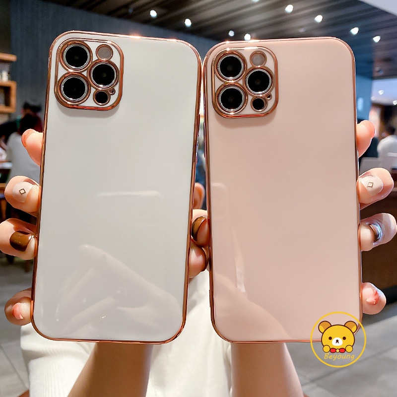 Ốp Điện Thoại TPU Mềm Chống Sốc Mạ Điện Cho Samsung Galaxy F62 A53 A33 A32 M32 5G A13 4G A23