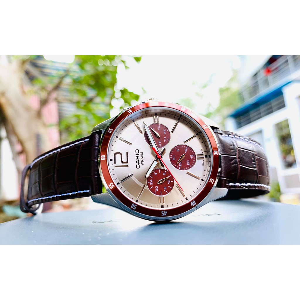 Đồng hồ nam Casio MTP-1374L-7A1V chính hãng - Chống nước , bảo hành 12 tháng