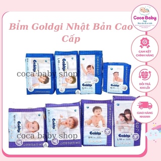 Tã Bỉm dán quần cao cấp Goldgi đủ size Nb92 S84 M66 M60 L48 XL44 XXL32