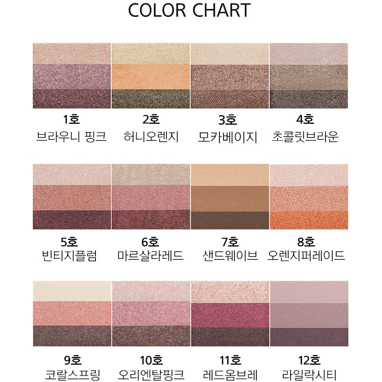 Phấn mắt 3 màu Missha The Style Triple Perfection Shadow