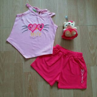 Bộ short áo yếm cô Tấm cho bé