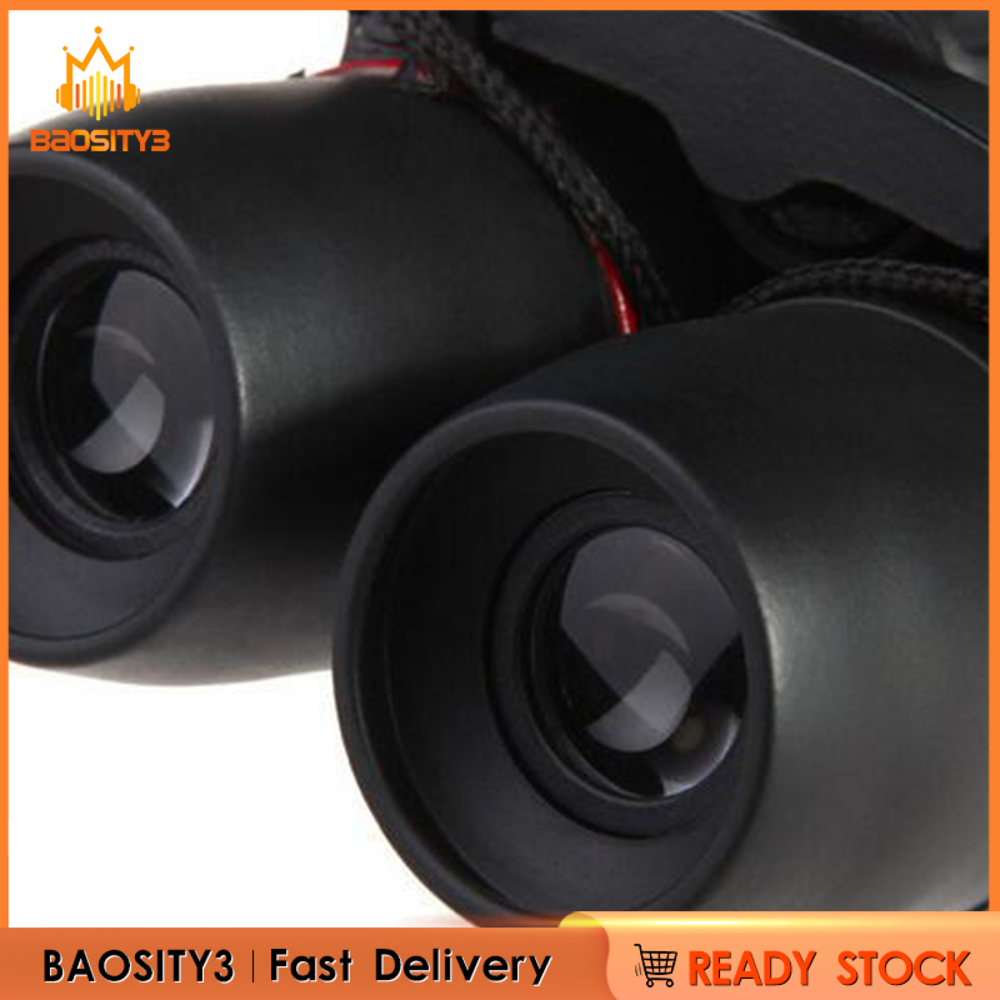 [baosity3]Mini 30 x 60 Zoom Night Vision Binoculars HD Telescope  Black