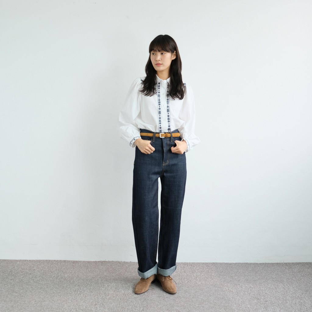 Slim suede belt - thắt lưng da nữ
