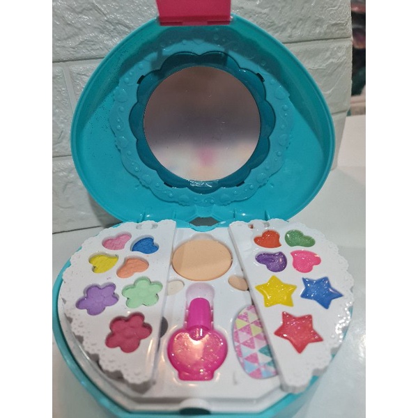 Vali (giỏ xách) trang điểm và móng cho bé, có kèm phụ kiện. (vali makeup DIY KL5588)