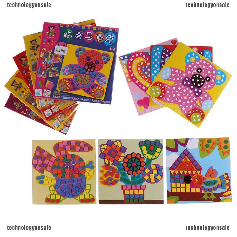 [Tech] 6 Pcs/set Kids Puzzle Stickers Toys Art Farm Educational Children's Day Gift