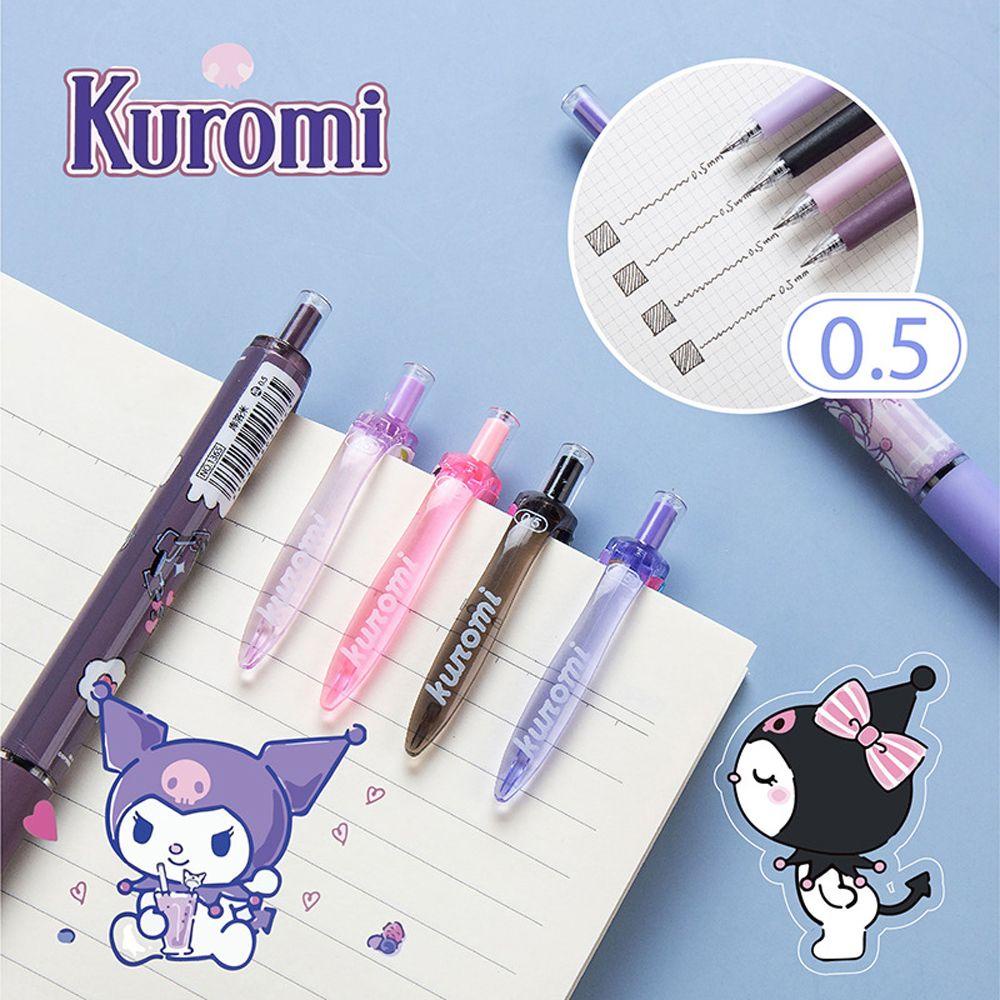 Bút Mực Gel Ngòi 0.5mm In Họa Tiết Anime Kuromi Dễ Thương