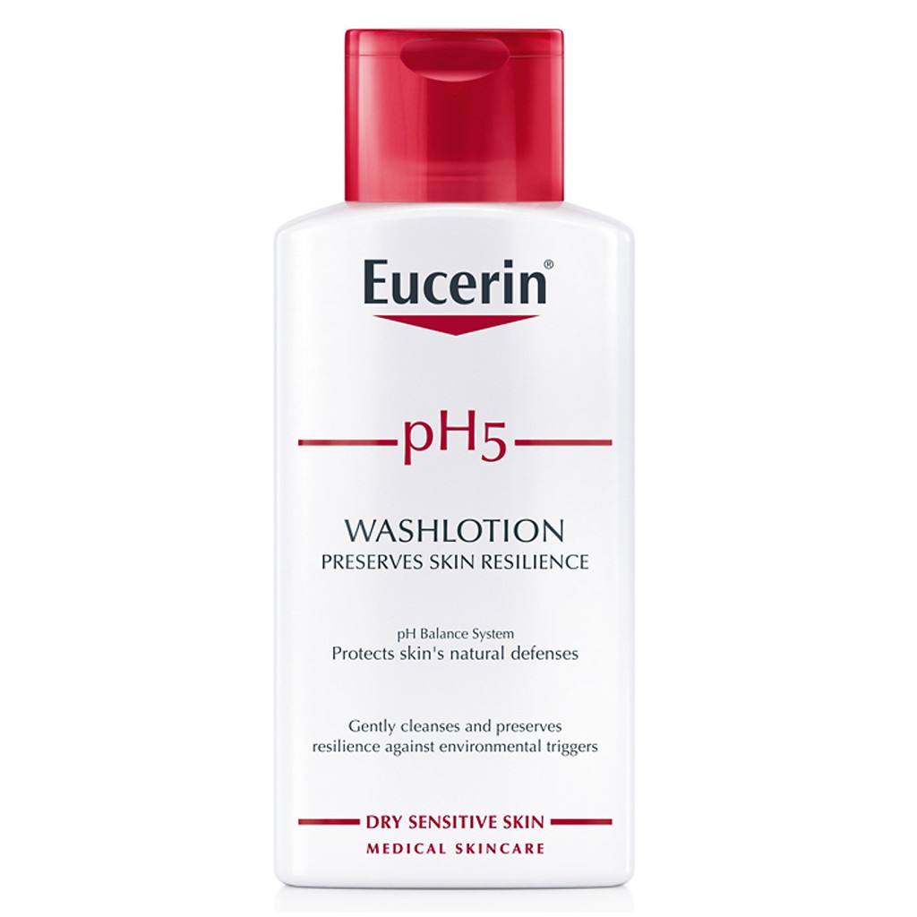 Eucerin Sữa Tắm Và Rửa Mặt Dành Cho Da Nhạy Cảm Ph5 200ml