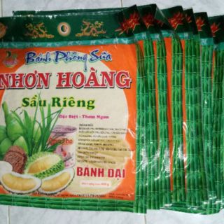 Bánh phồng sữa mè / sầu riêng Nhơn Hoàng 400g - 10 gói