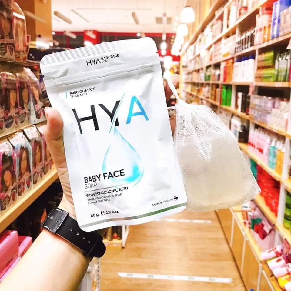 (FACE) 01 Cục Xà Bông Sáng Da Phục Hồi Dành Cho Da Mặt Precious Skin Hya Baby Face Thái Lan 60gram