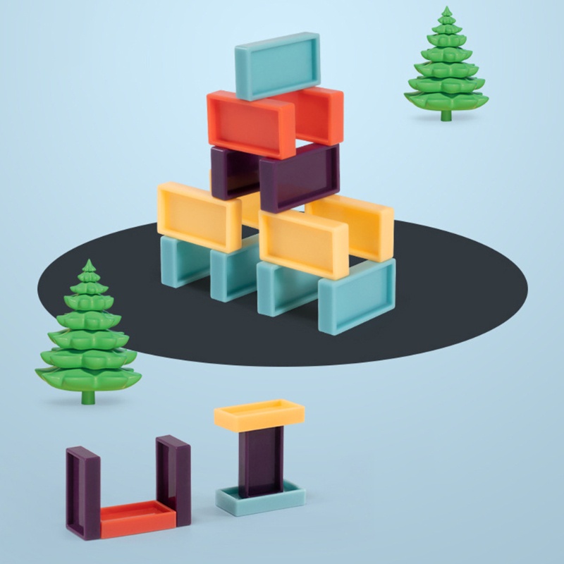 Bộ Đồ Chơi Lắp Ráp Domino DIY Vui Nhộn Cho Bé