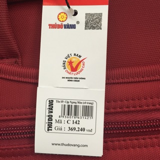 (Shopee Siêu Rẻ) Cặp ngang Thủ Đô Vàng C142