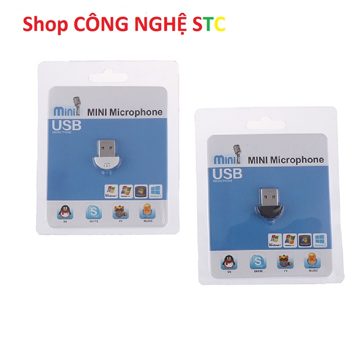 USB 2.0 micro sử dụng cho máy tính bàn - máy tính xách tay - USB Mic thu và nói - học zoom - zalo