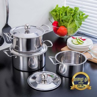 COMBO 3 NỒI INOX CÓ NẮP - LMUYVU 71