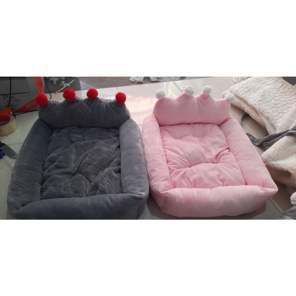 Ổ nệm cho chó mèo nhiều mẫu size 45x70cm 15kg