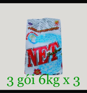 Thùng 3 gói Bột giặt Net Extra 6kg/gói ( nguyên thùng)