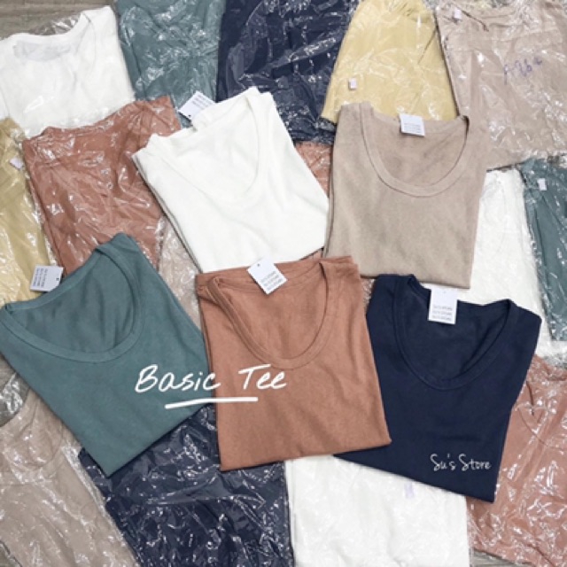 Áo thun giấy trơn basic - hàng QC kèm ảnh thật | BigBuy360 - bigbuy360.vn