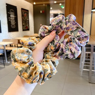 Cột tóc scrunchies Tone tím siêu hot