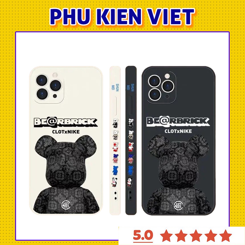 Ốp lưng iphone cạnh vuông in hình viền bear brick 6/6s/6plus/6s plus/7/8/7plus/8plus/x/xs/xs max/11/12/13/pro/promax | BigBuy360 - bigbuy360.vn