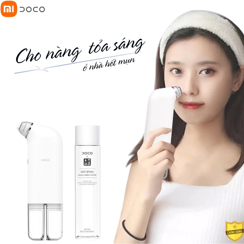 Máy Hút Mụn Xiaomi DOCO Đa Năng Thế Hệ Mới - Hút Mụn Đầu Đen, Mụn Cám, Rửa Mặt Breo Market