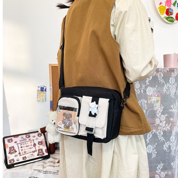 Túi đeo chéo nữ thời trang Túi đeo vai nữ mini vải mềm đi chơi