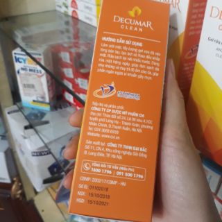 SỮA RỬA MẶT DECUMAR