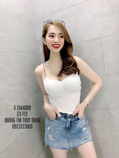 (Xả kho giá gốc) Áo yếm đan dây siêu hot (có mút ngực)