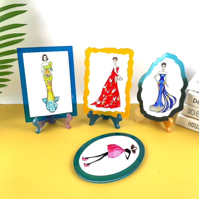 Khuôn Silicone Làm Khung Ảnh DIY Phong Cách Retro