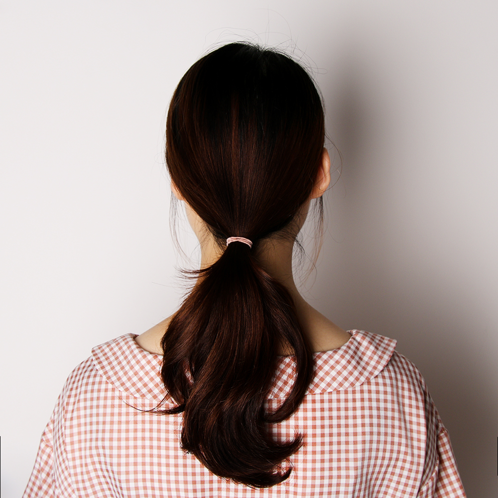 Bộ 100 dây buộc tóc co giãn đáng yêu cho nữ