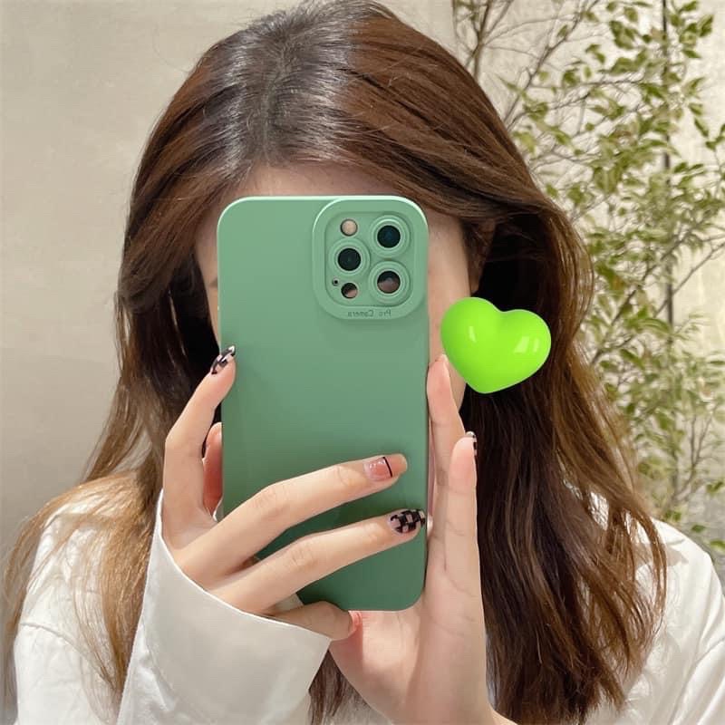 Ốp TPU mềm mịn màu trơn cạnh vuông Pro Camera iP 7 8 X XR 11 12 13 Pro Max (Loại Tốt) [1/3]