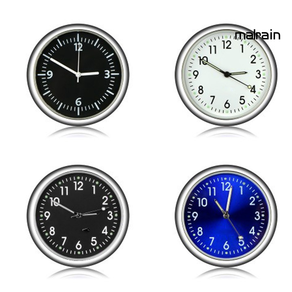 Đồng Hồ Kỹ Thuật Số Mini Dạ Quang Tự Dính Trang Trí Nội Thất Xe Hơi