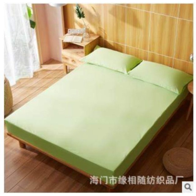 BỘ GA  GỐI 1 MẦU CHẤT LIÊU COTTON CHỐNG  THẤM NƯỚC