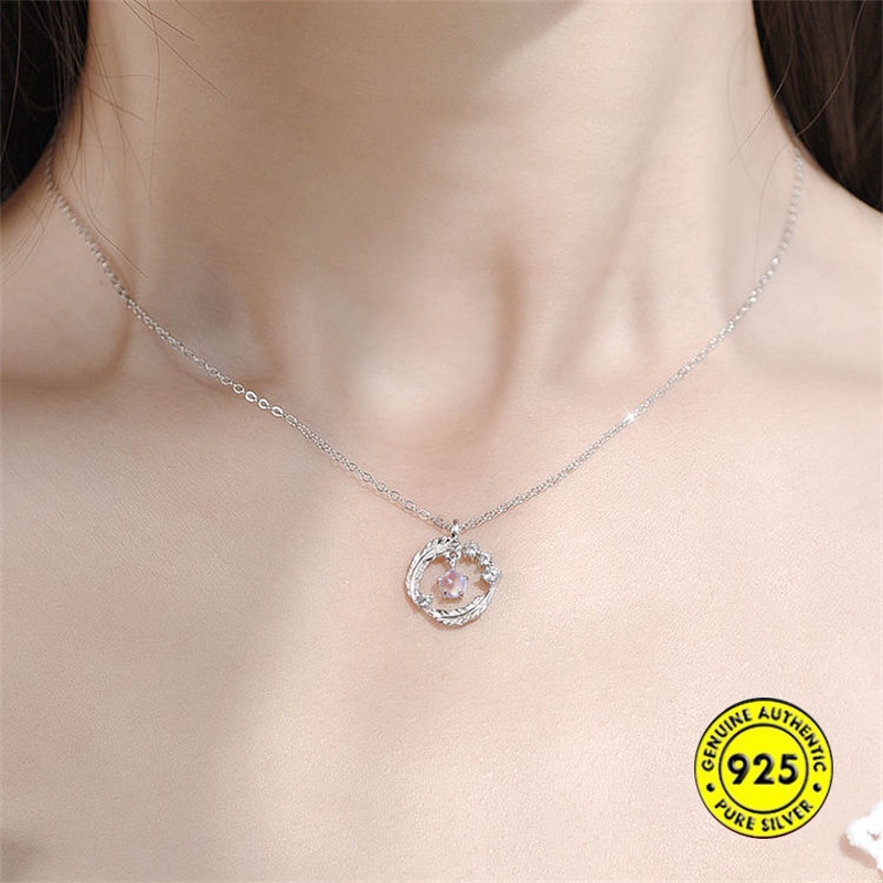 Vòng cổ Mặt Đá Mặt Trăng Cho Nữ Mới